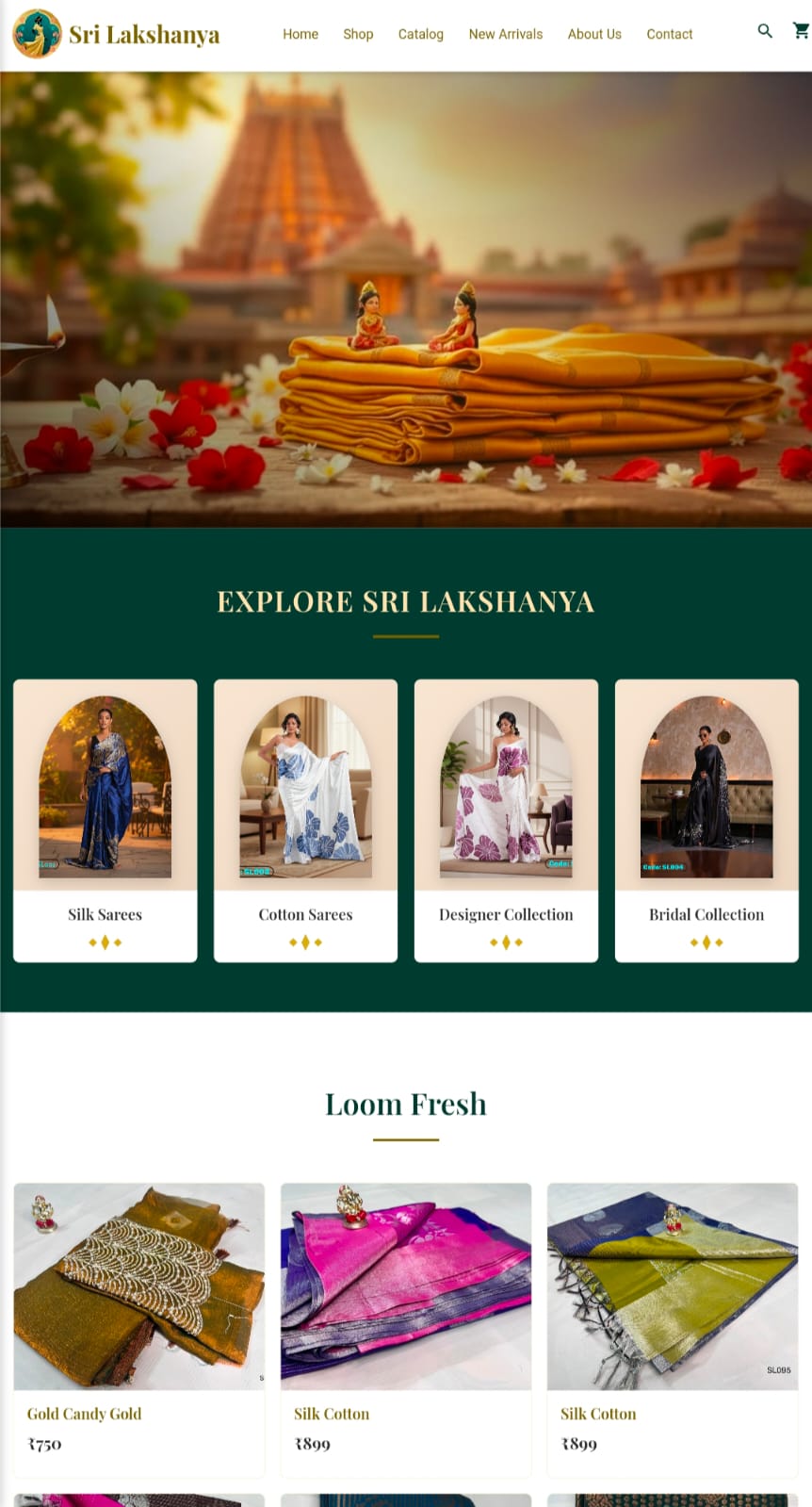 Sri Lakshanya Boutique – Social Media Management, Meta Ads & E-Commerce gallery image